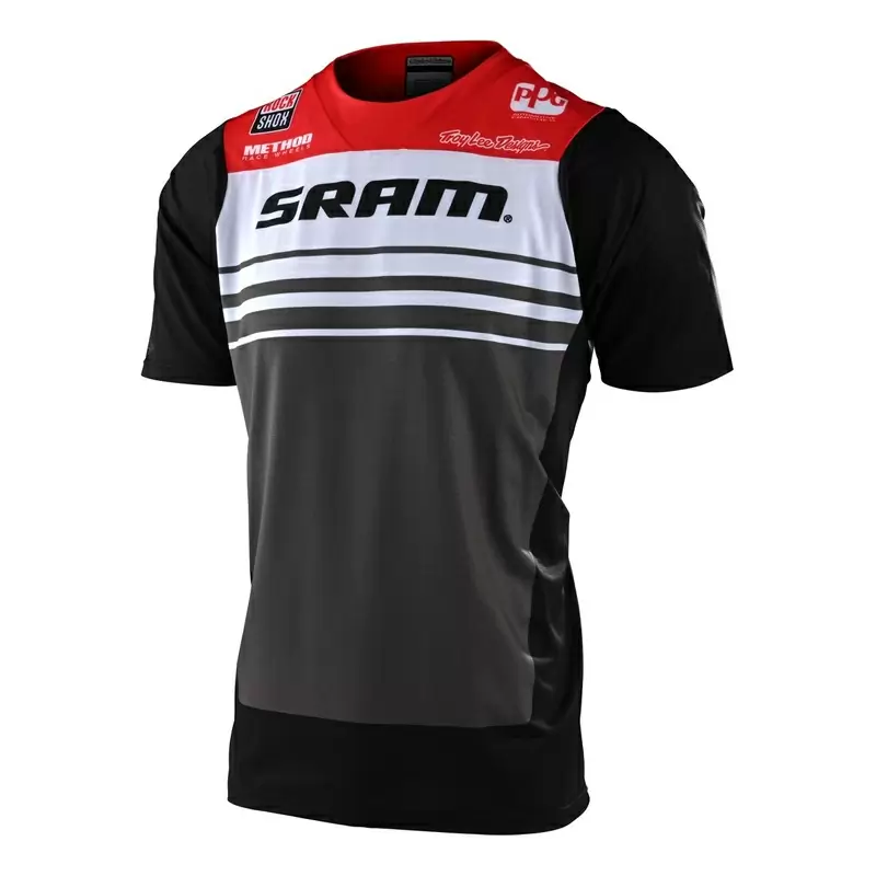 MTB Skyline shirt SRAM Formula with short sleeve ultra light black/red size m #1