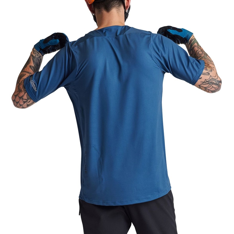 MTB Camisa del horizonte icónico con manga corta Ultralight Purple XL Tamaño