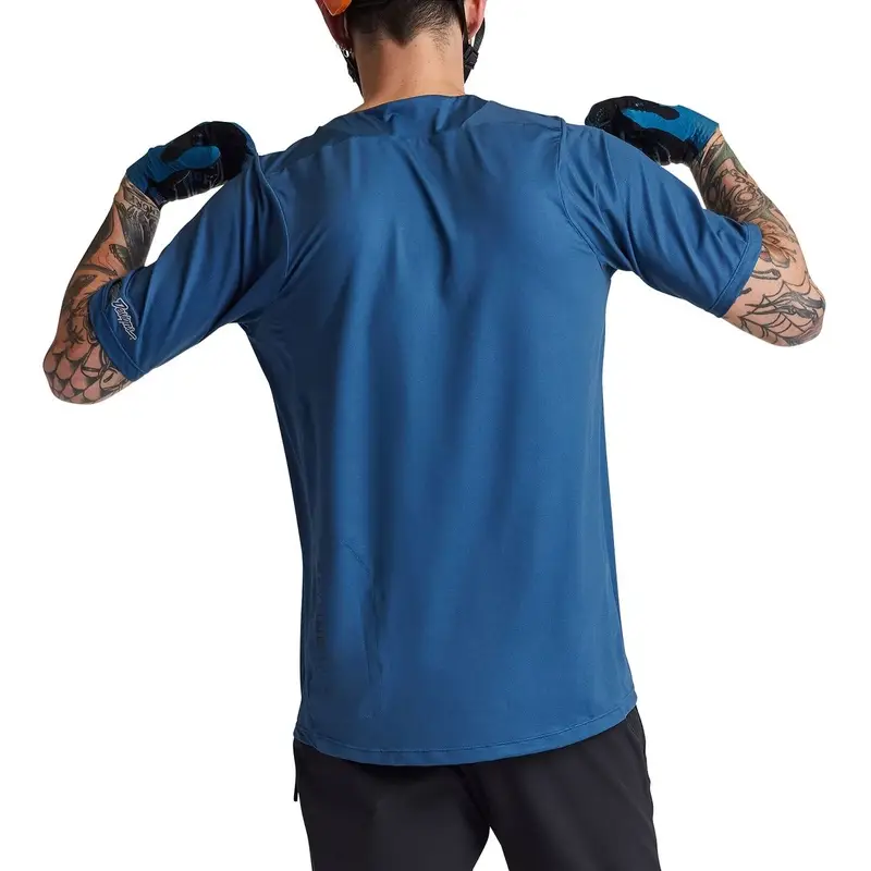 MTB Camisa del horizonte icónico con manga corta Ultralight Purple XL Tamaño - image