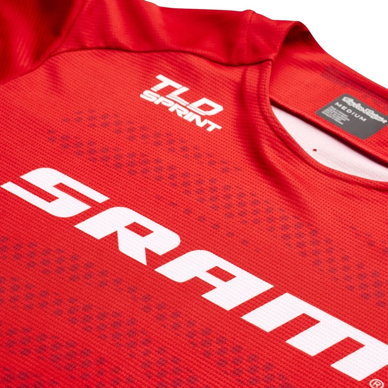Sprint SRAM verschoben MTB Sprinde MTB mit einer langen, atmungsaktiven Hülse rot