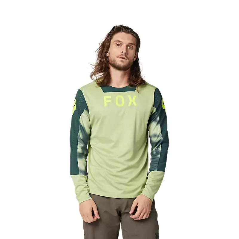 Maglia Maniche Lunghe Defend Taunt Verde Pallido taglia L #2