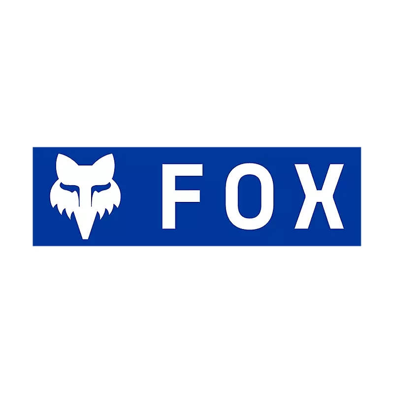Adhesivo de logotipo azul de 18 cm