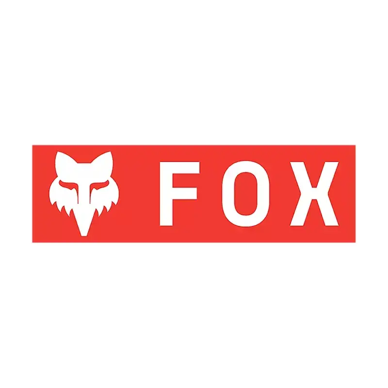 Adhesivo de logotipo rojo de 18 cm - image