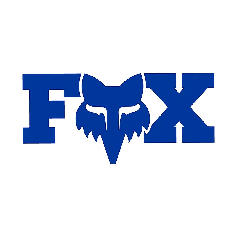 Fox Head 7,5 cm Blue Sticker