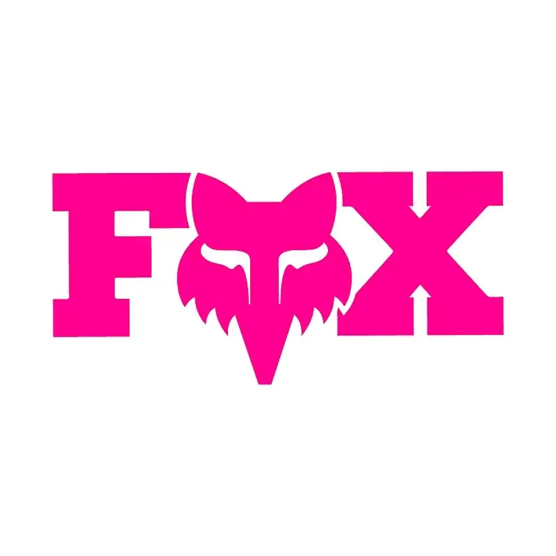 Pegatina rosa de Fox Head 7.5cm - image