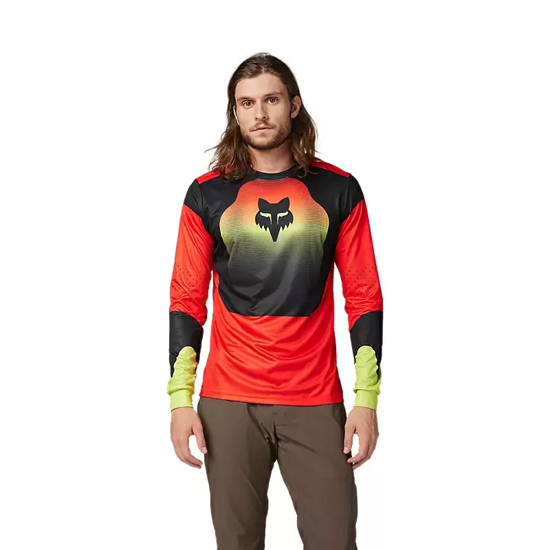 Maglia Maniche Lunghe Ranger Revise Rosso/Giallo taglia S #2