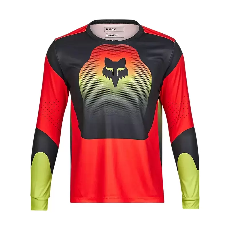 Maglia Manica Lunghe MTB Ranger Revise Bambino Rosso/Giallo Taglia S - image