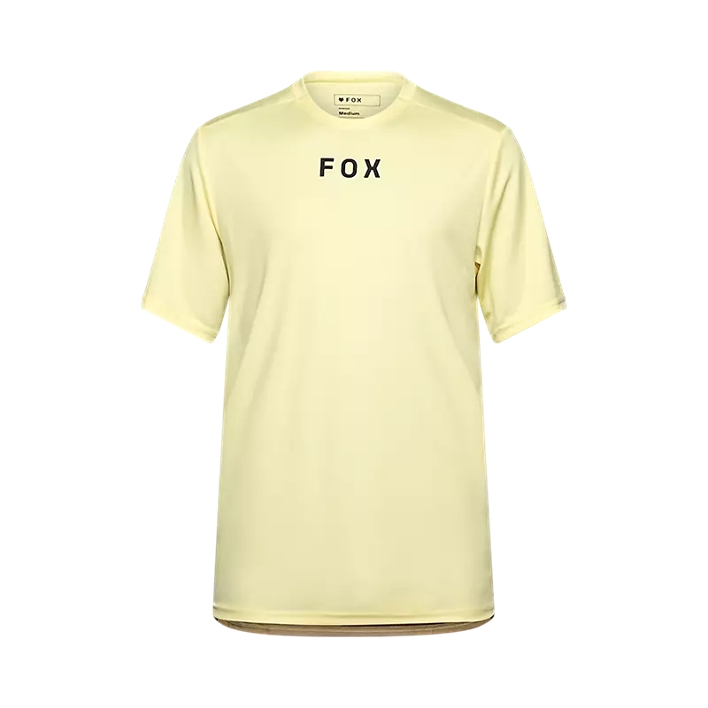Courte manche courte Mtb Ranger Wordmark Yellow Taille S
