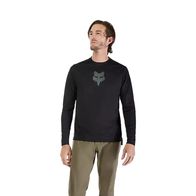Maglia MTB Maniche Lunghe Ranger Fox Head Nero Taglia S #2