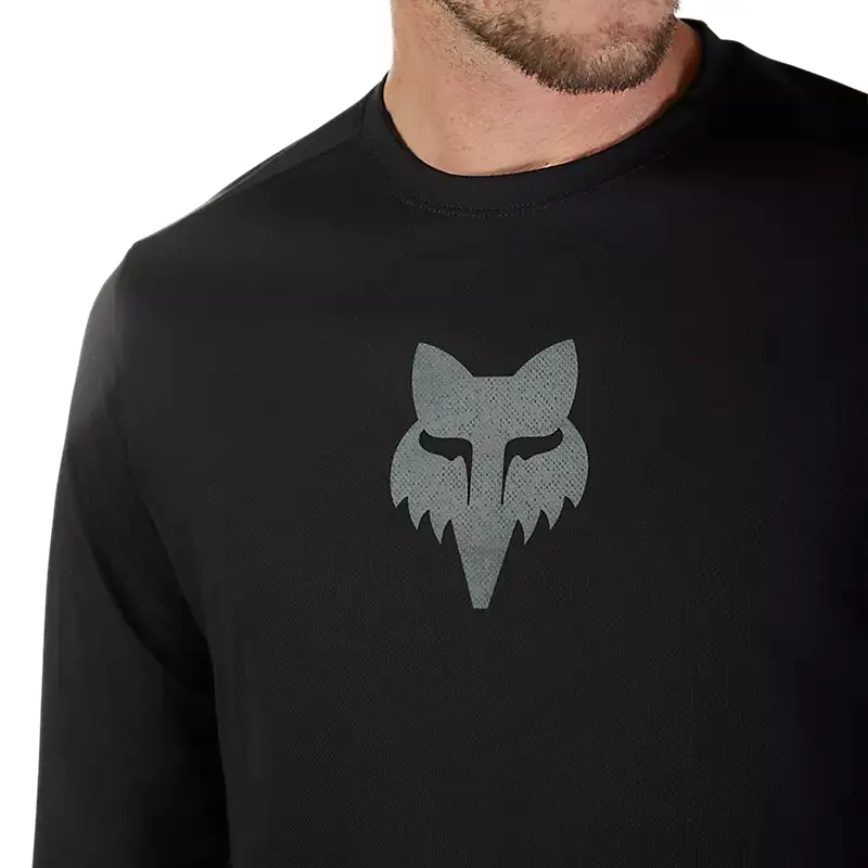 Maglia MTB Maniche Lunghe Ranger Fox Head Nero Taglia S #5