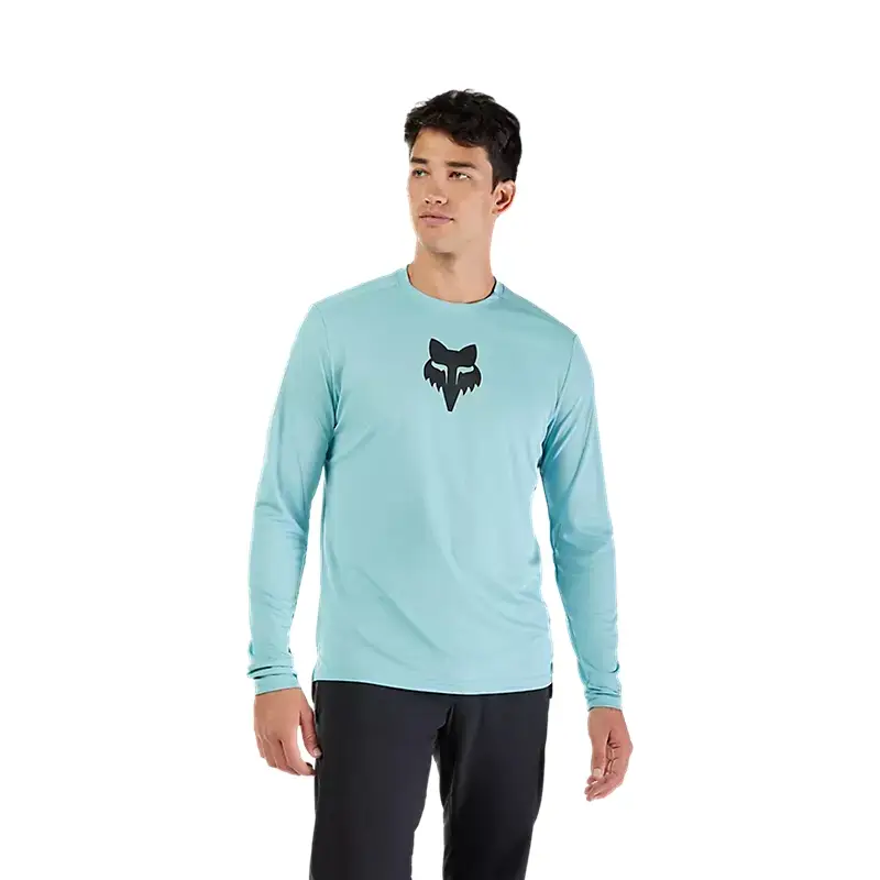 Maglia MTB Maniche Lunghe Ranger Fox Head Azzurro Taglia S #2