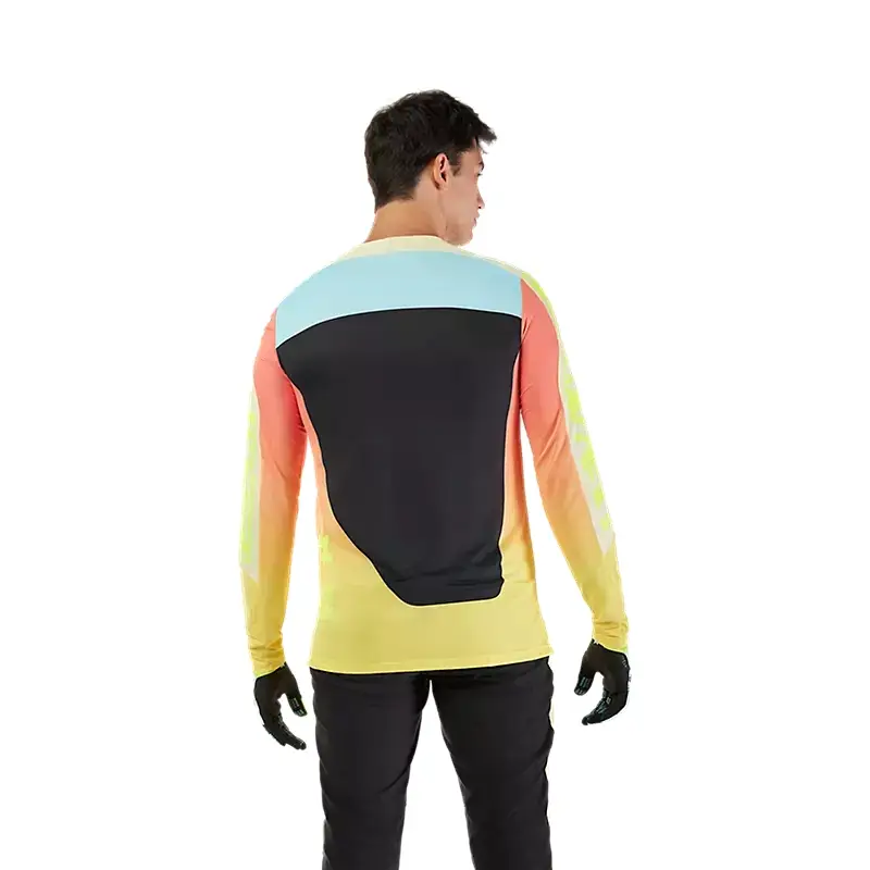 Maglia Maniche Lunghe MTB Flexair LS Jersey Elevated Lemonade Giallo Taglia S #3