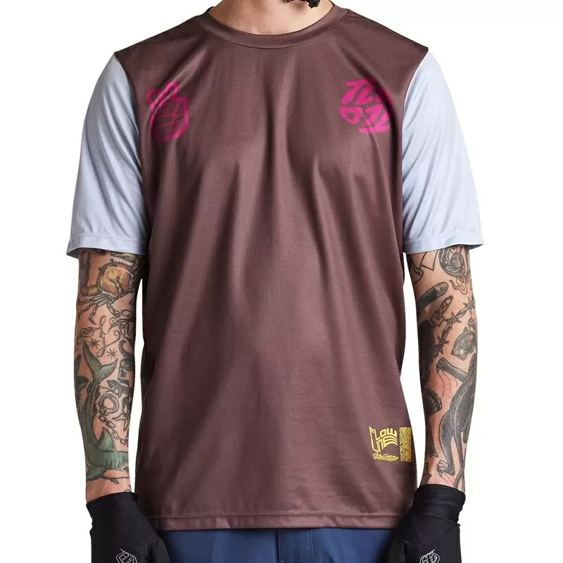 Maglia MTB FLOWLINE FLIPPED a maniche corte casual marrone Taglia S #2