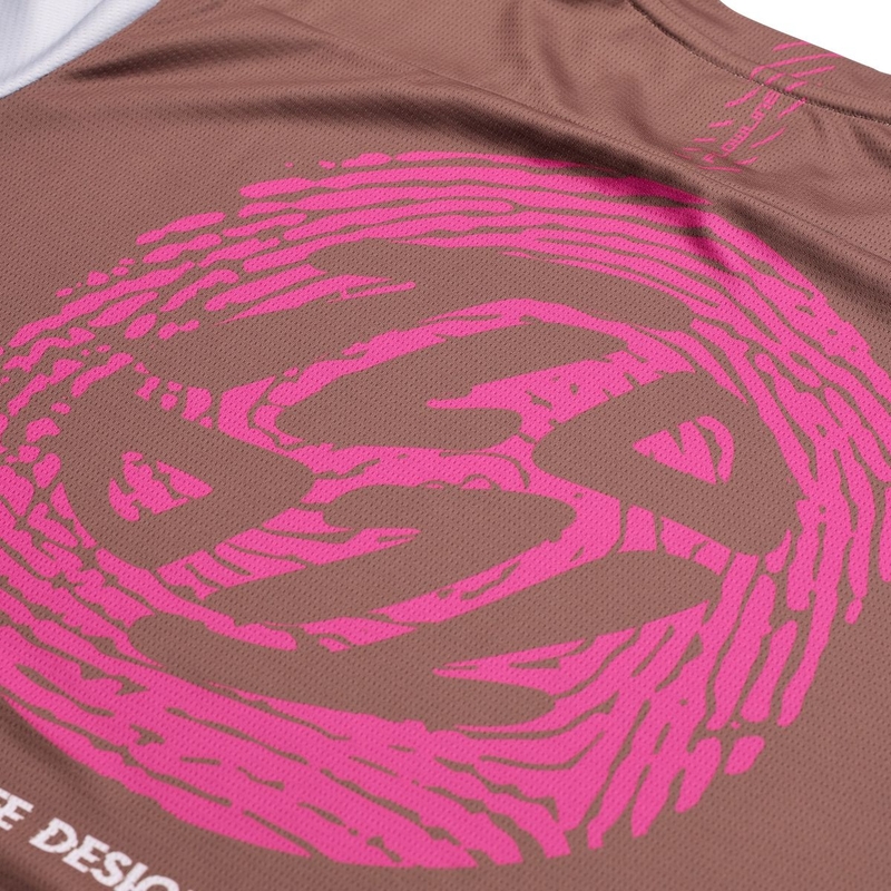 MTB Flowline Flowline mit kurzen Ärmeln Marrongröße xl umgedreht