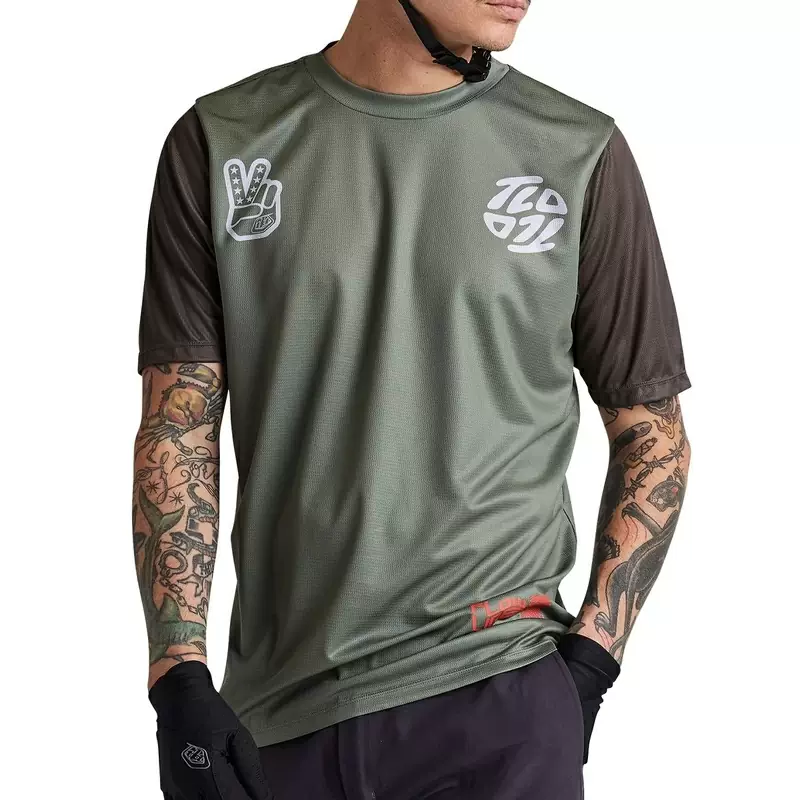 MTB Flowline Flowline Hülle -Sleeve Short Green Stock Größe S s #1