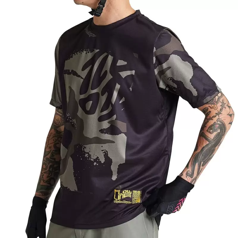 Maglia MTB FLOWLINE CONFINED a maniche corte casual nero Taglia S #3