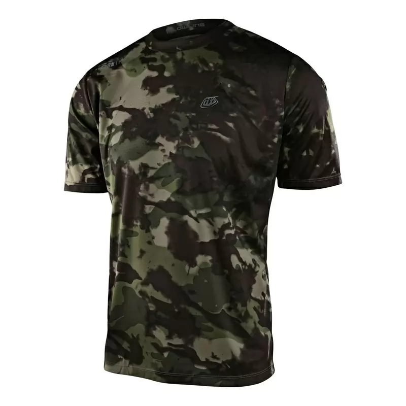 Maglia MTB FLOWLINE COVERT a manica corta casual verde Taglia S #1