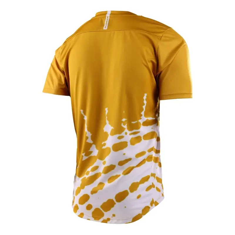 Chemise de ligne de flux pour VTT avec manches courtes décontractées jaunes l #2