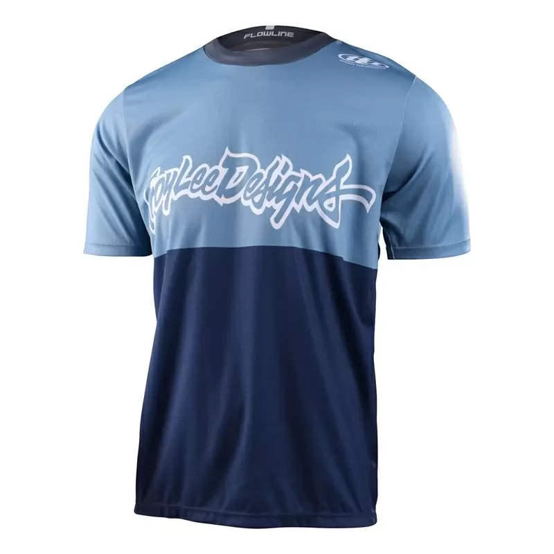 MTB Flowline shirt with Cassual Blue Stock Sleeves Size S - image