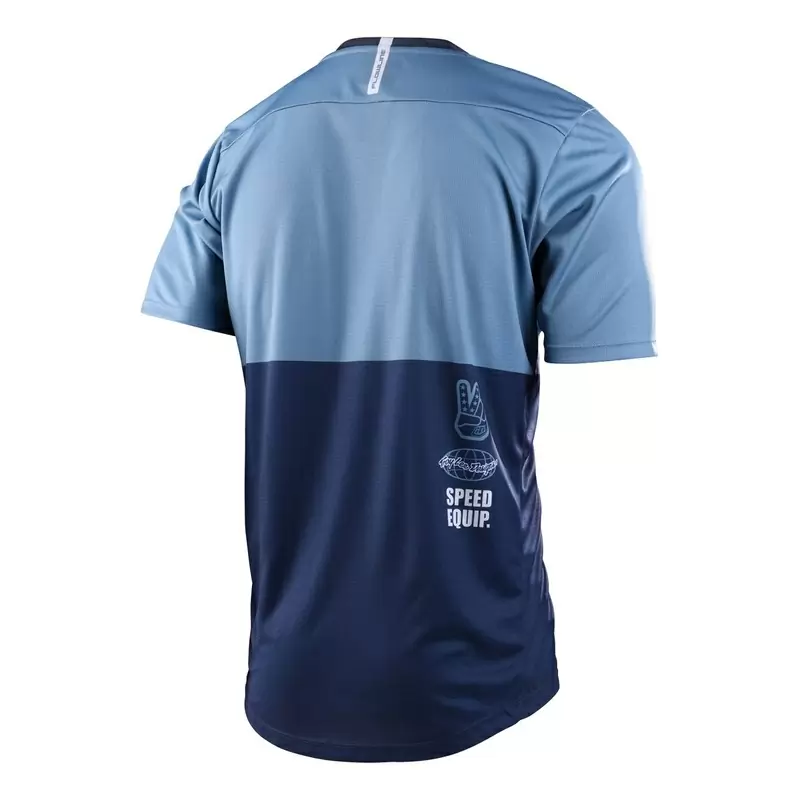 MTB Flowline shirt with Cassual Blue Stock Sleeves Size S #2