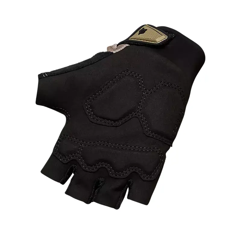 Kurze MTB -Handschuhe Ranger Gel Frauen beige S Schnitt #1