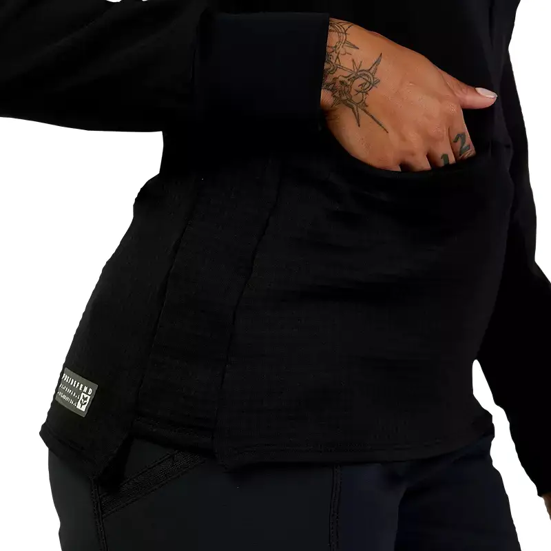 Felpa Termica Defend Thermal Donna Nero Taglia M #6