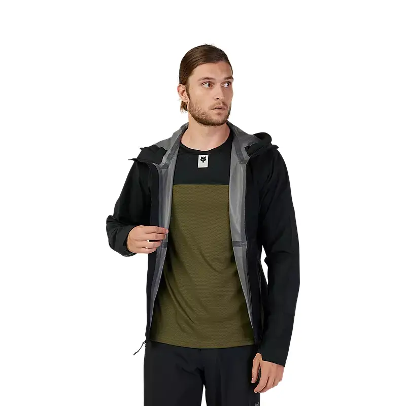 Chaqueta Impermeable Defend 3 Negro Talla S #3