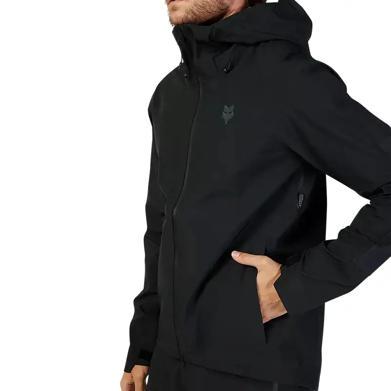 Chaqueta Impermeable Defend 3 Negro Talla S #5