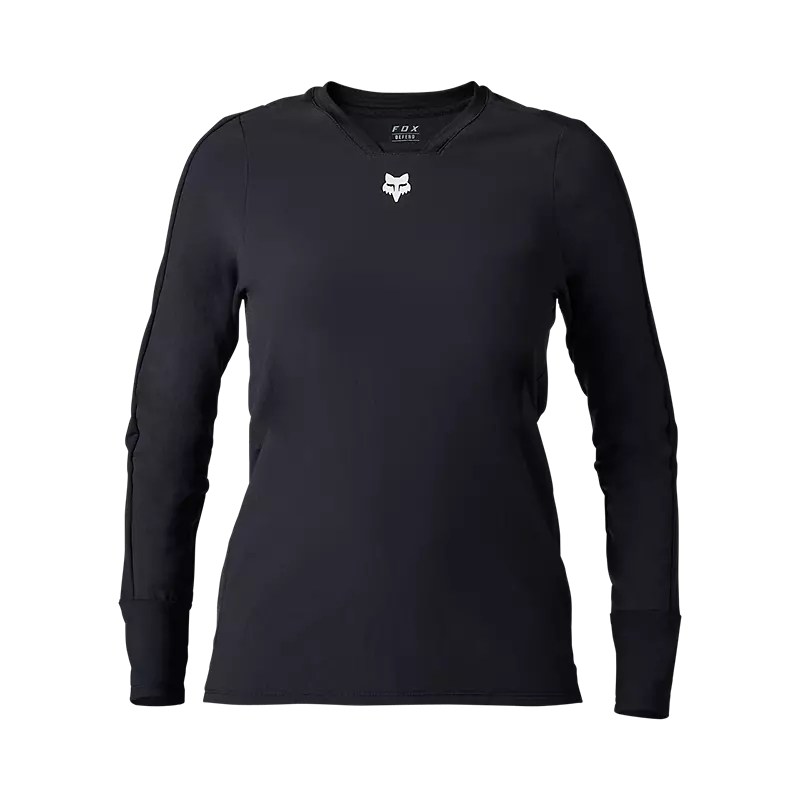 Women's Defend Thermal Long Sleeve Winter MTB Jersey Black Size M