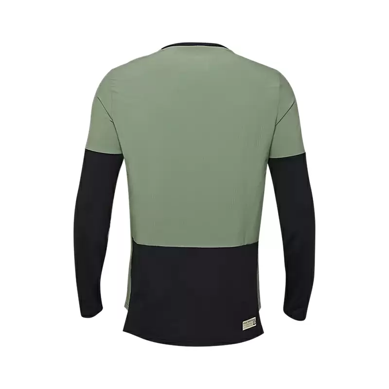 Winter jersey MTB long sleeves defense thermal jersey moss green size xxl #1