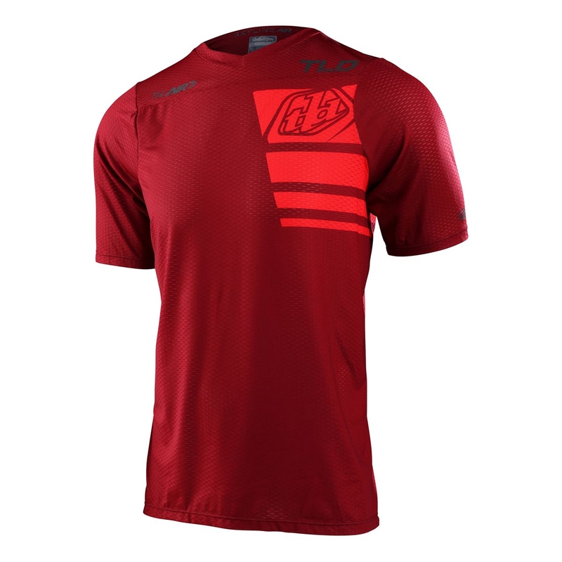 Maglia MTB SKYLINE a manica corta ultraleggera rosso Taglia S