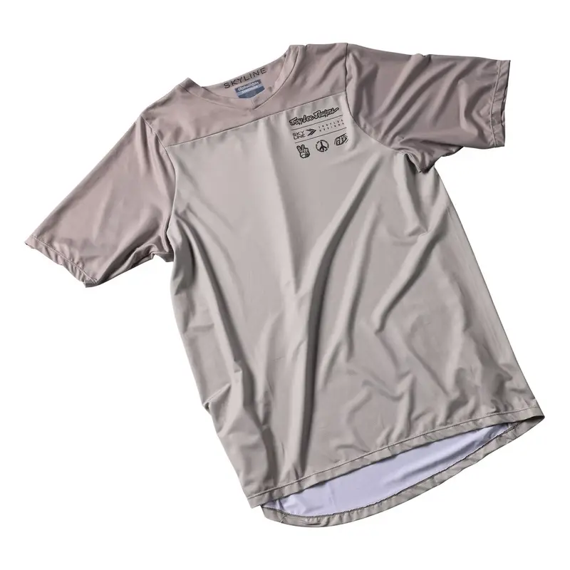 Hautage de chemise MTB avec coupe courte ultra-légère gris L #1