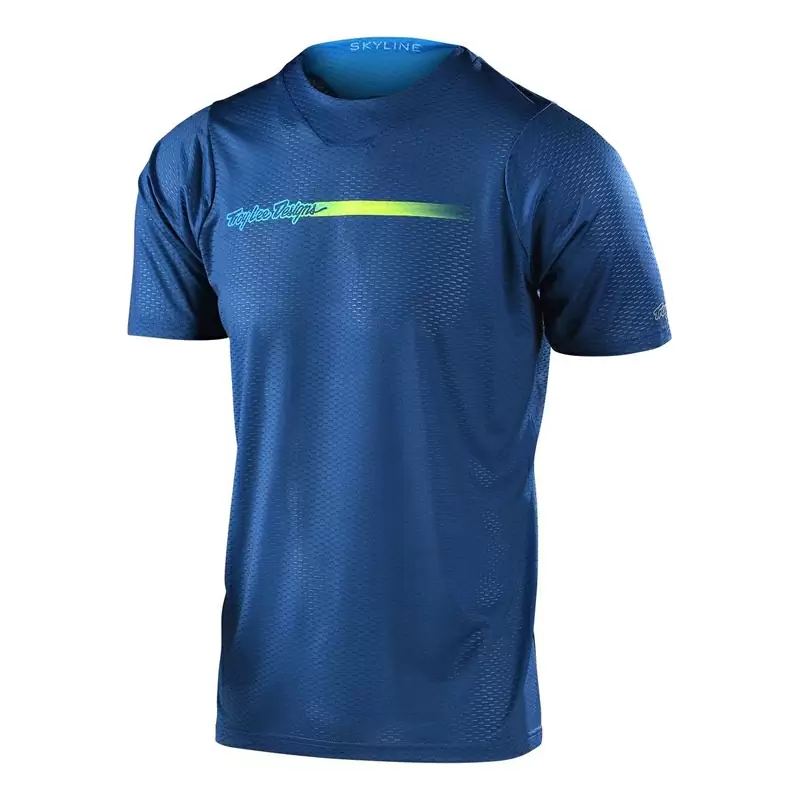 MTB Skyline Air Channel Shirt Skyline avec manche courte Ultra Light Blue S Size S #1