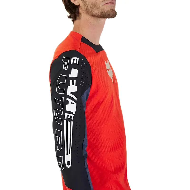 Long sleeve shirt Mtb Flexair LS Jersey High Red Flient Size S #4