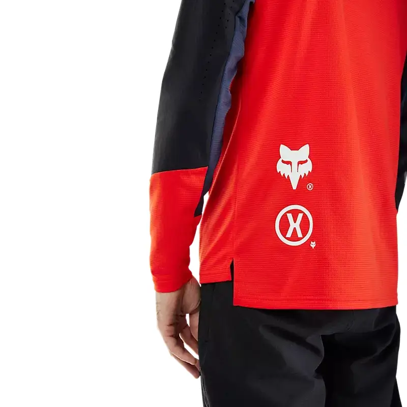 Long sleeve shirt Mtb Flexair LS Jersey High Red Flient Size S #5
