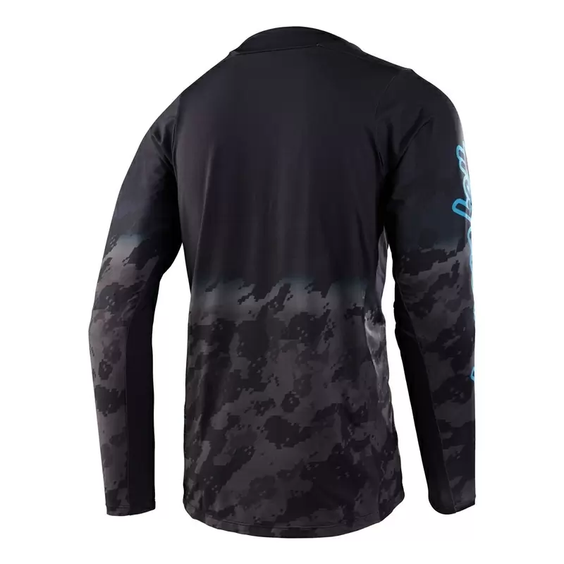 Horizonte de camisa mtb com tamanho longo de manga longa e preta tamanho m tamanho m #2