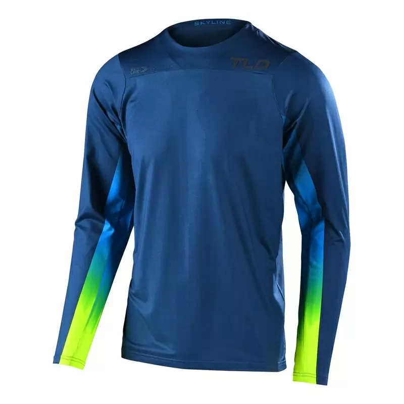 Mtb Skyline Jet Jet Shirt long Blue Long Bleu Long Skille S Taille S #1
