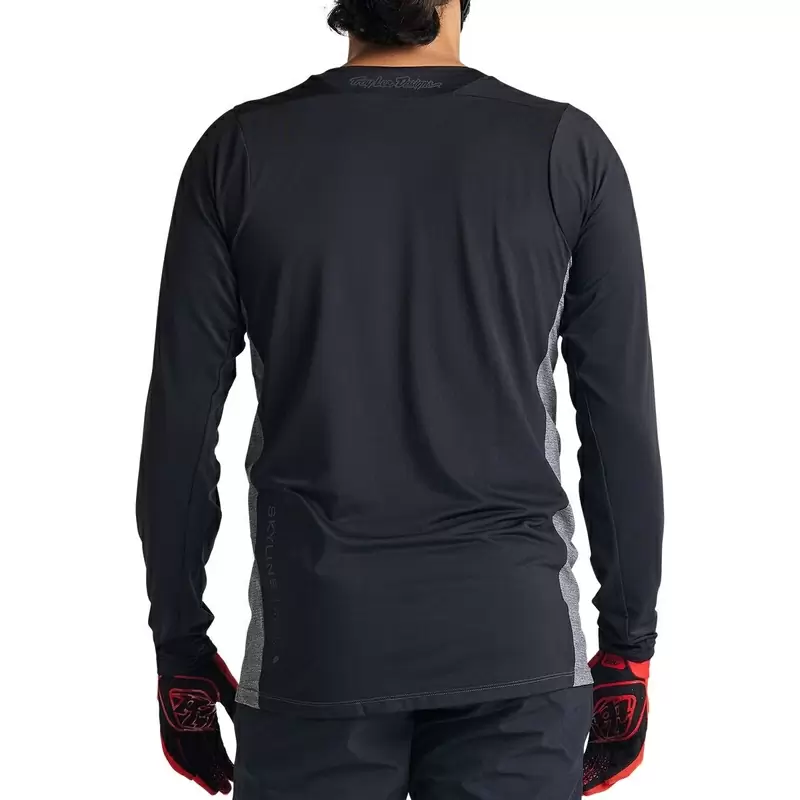 Signature de la ligne d'horizon pour VTT avec longue manche longue gris ultraléle fabriquée m #4