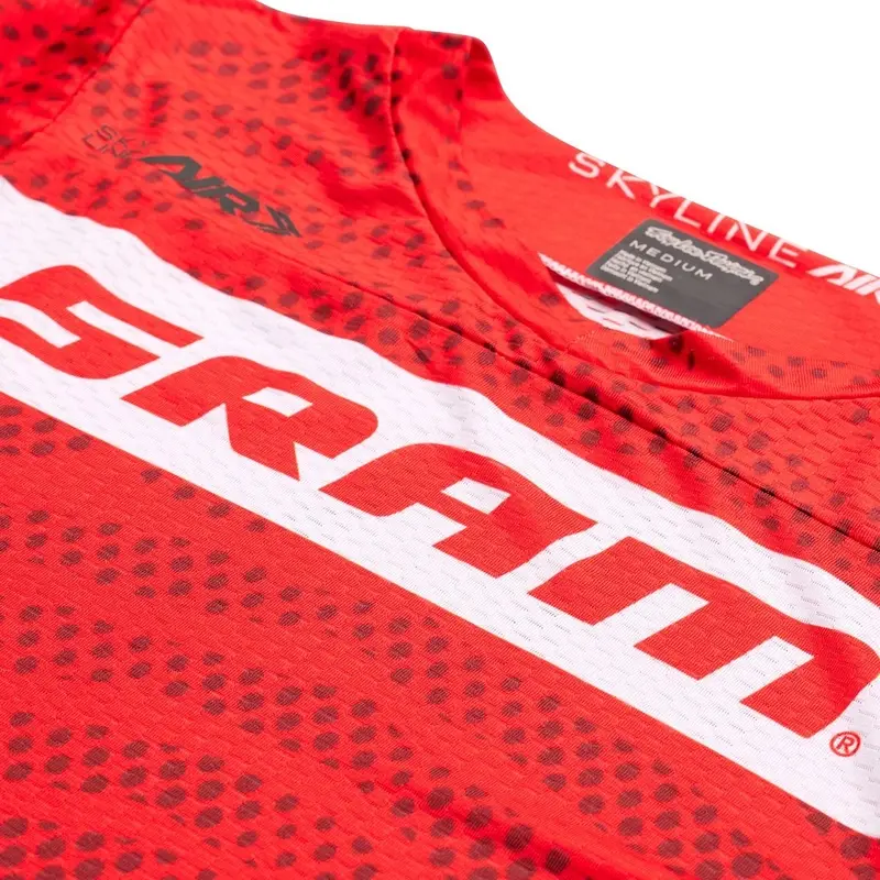 MTB Skyline Air Sram Roots Camisa con manga larga de manga roja XL XL - image