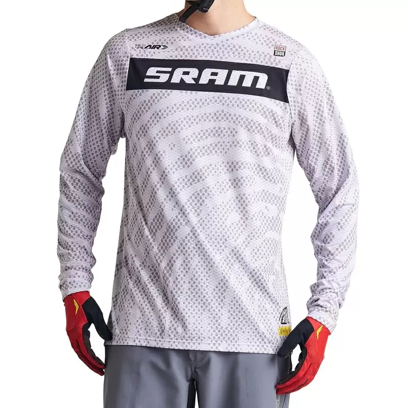 MTB Skyline Air Sram Roots shirt with Long Long Sleeve Gray Size S - image