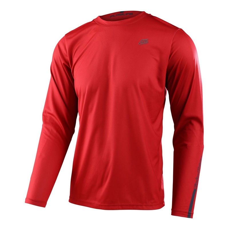 MTB Flowline MTB -Shirt mit langen Ärmeln lässig Red S