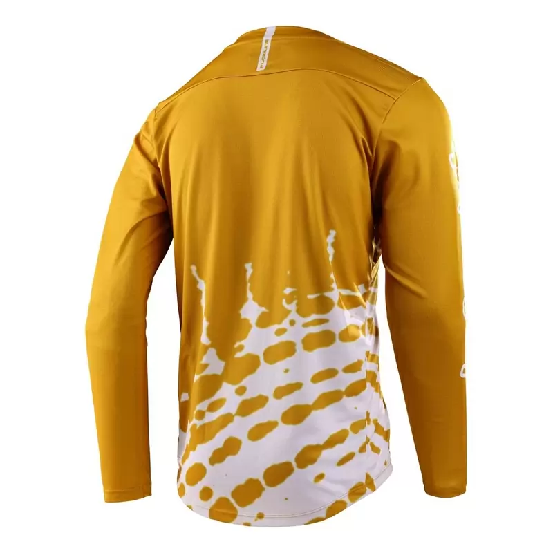 Camisa MTB de linha de fluxo MTB com mangas compridas tamanho amarelo casual l #2