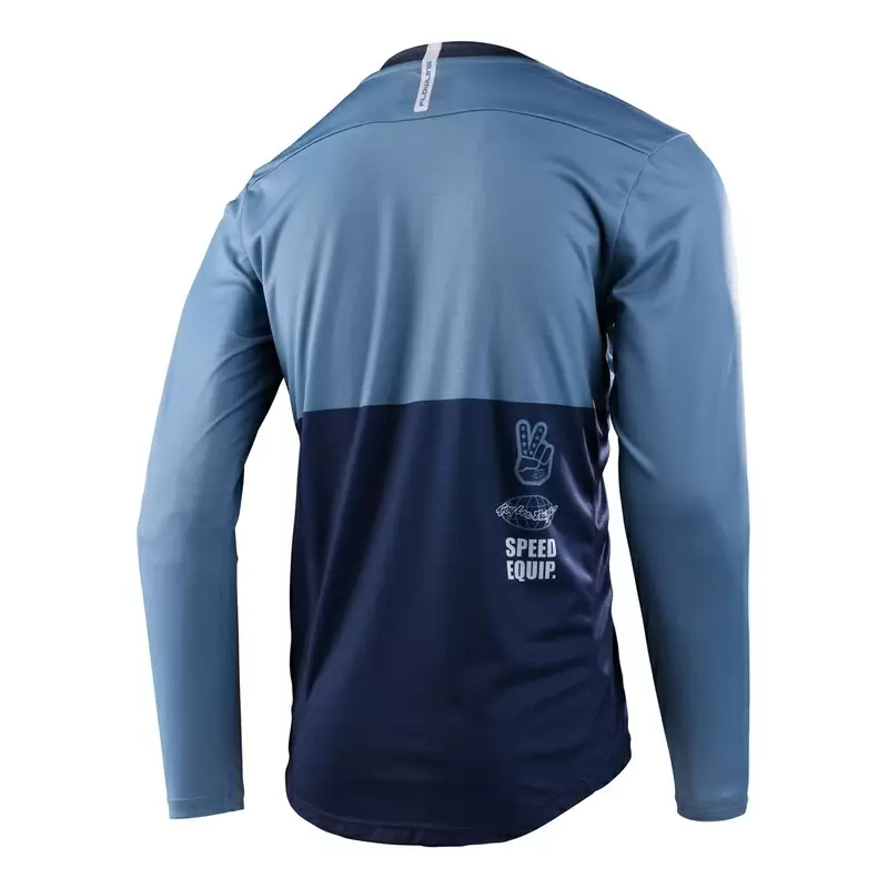 Maglia MTB FLOWLINE a maniche lunghe casual blu Taglia M #2