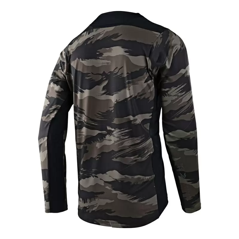 MTB Camisa del horizonte frío con un tamaño negro de color negro caliente y cómodo #3