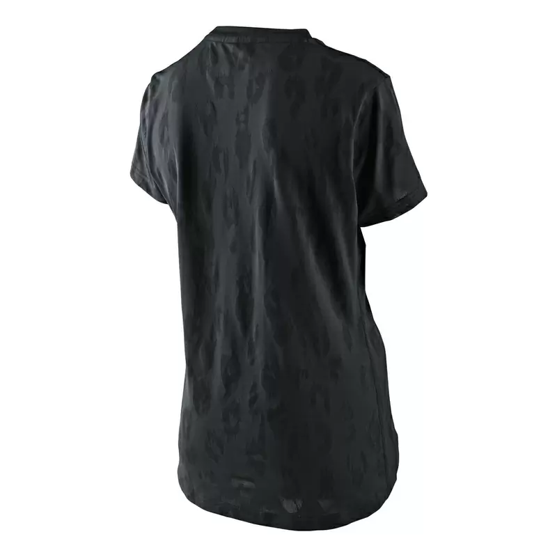 Maglia MTB LILIUM JACQUARD a manica corta elastica e traspirante da donna nero Taglia S #3