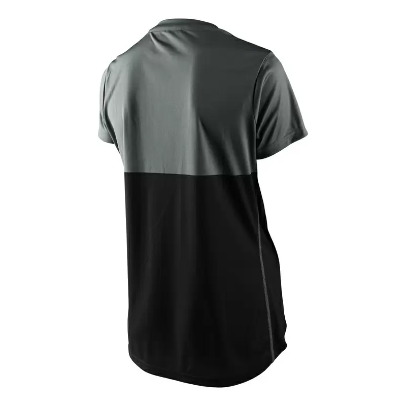Maglia MTB LILIUM BLOCK a manica corta elastica e traspirante da donna nero/verde Taglia XS #3