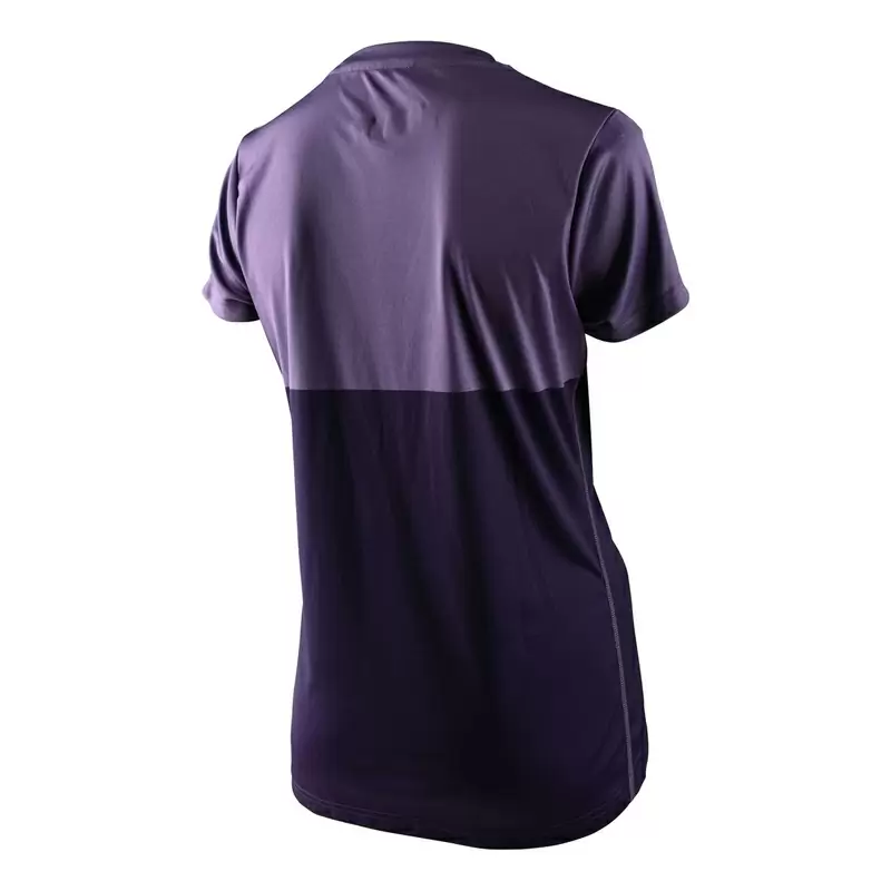 Maglia MTB LILIUM BLOCK a manica corta elastica e traspirante da donna viola Taglia XS #3