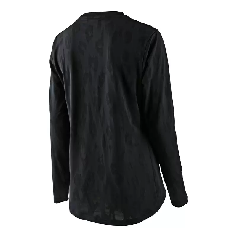 Maglia MTB LILIUM JACQUARD a maniche lunghe elastica e traspirante da donna nero Taglia XS #3