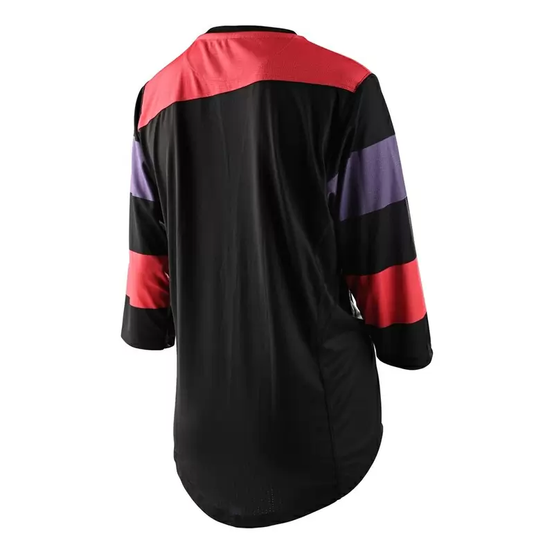Maglia MTB MISCHIEF RUGBY a manica a tre quarti elastica e ventilata da donna rosso Taglia XS #3