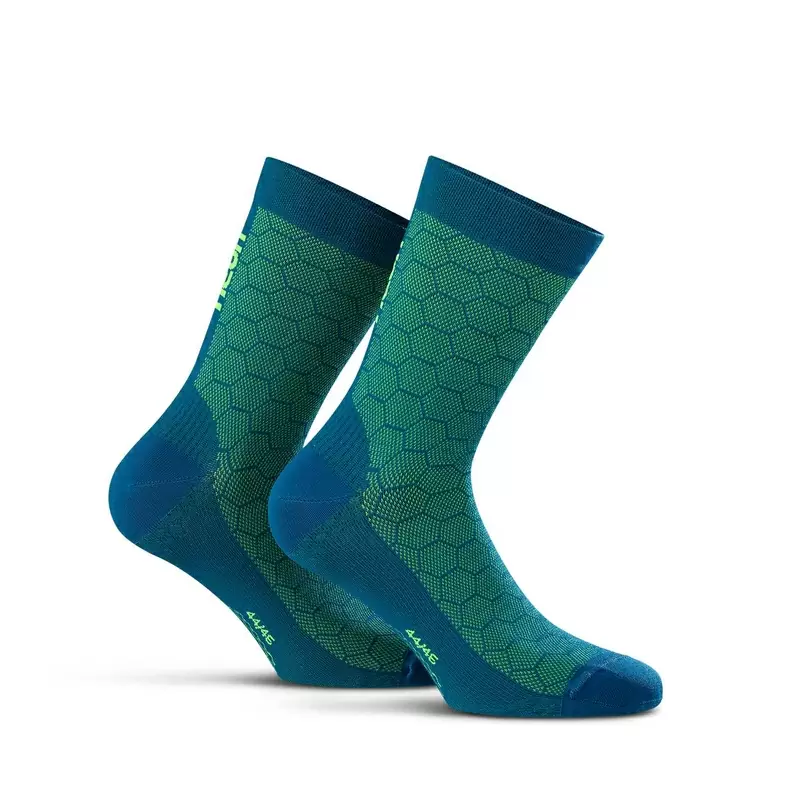 Calze 3D Socks Blu/Giallo Taglia M (41-43) - image